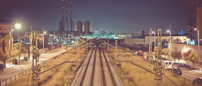 picture of train tracks on The Things Which I Say