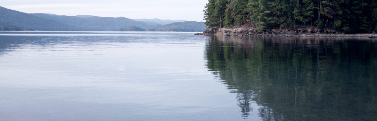 Picture of pretty lake. He Shall Baptize You With The Holy Ghost