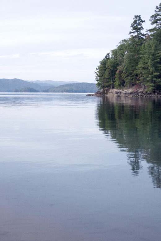 Picture of pretty lake. He Shall Baptize You With The Holy Ghost